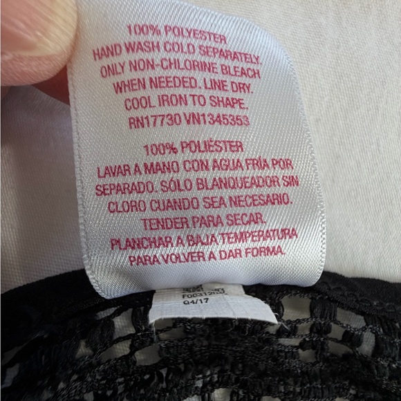 Swimsuit Cover-up black lace size S - Picture 7 of 8